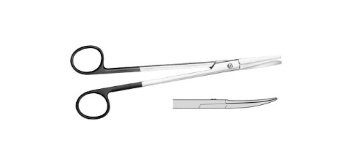 Rees Face Lift Scissors, Serrated, 6 1/2" (16.5 Cm), Curved